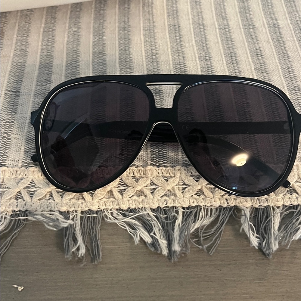 Dior Black Aviator Sunglasses